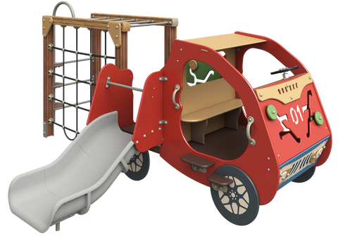 Игровая форма "Машинка Пожарная" со спорт ядром МФ-1.5