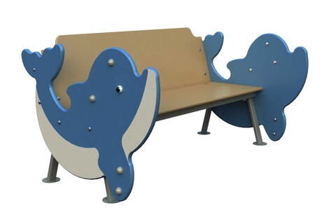 Скамейка детская "Дельфин" СД-1.10