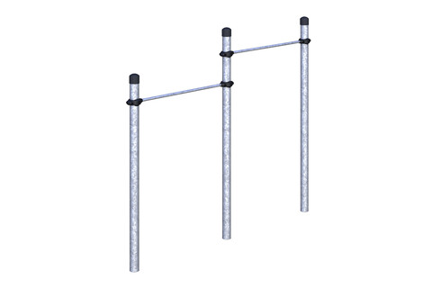 Перекладины стационарные разноуровневые (для выполнения испытания (теста) ГТО 