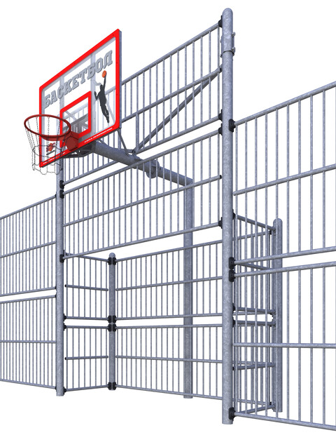 Ограждения универсальных спортивных площадок