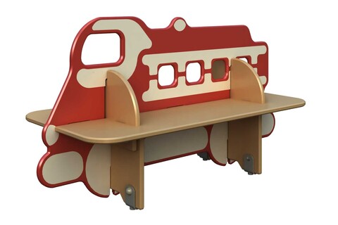 Скамейка детская "Пожарная машина" СД-1.11
