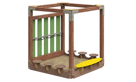 Песочница "Куб" МФ-1.126