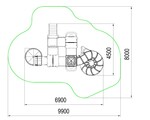 Игровой комплекс "Сказочный Замок" ИКС-1.86