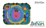 3D проект детской площадки 1200м2