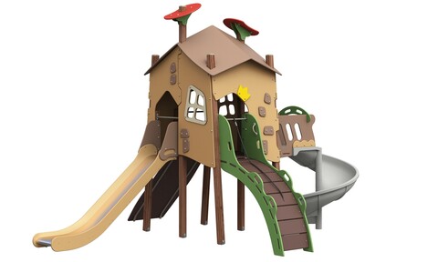 Игровой комплекс "Домик Бабы Яги" ИКС-1.301