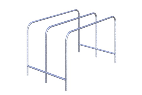 Брусья гнутые двойные W-01-024