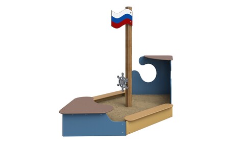 Песочница "Парусник" МФ-1.11