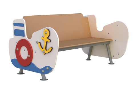 Скамейка детская "Пароход" СД-1.8.2