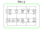 Тренажерная беседка с брусьями из 10 тренажеров на раме (в составе тренажеры ТР-1.61-1.70; ТР- 2.08) ТРК-1.2