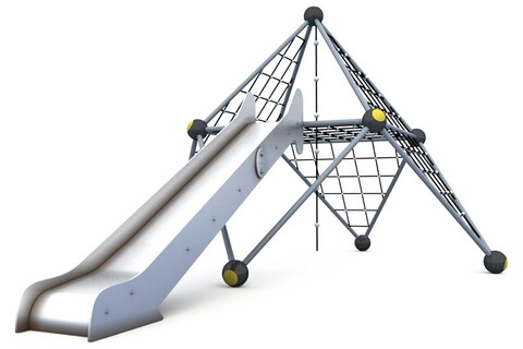 Фигура для лазания с горкой "Галактика" СП-1.94.1