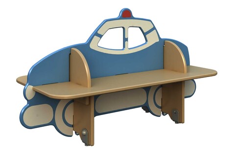 Скамейка детская "Полицейская машина" СД-1.12