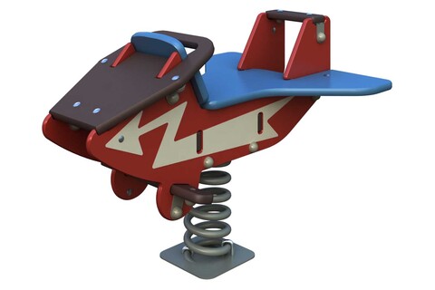 Качалка на пружине "Самолет" КА-1.9