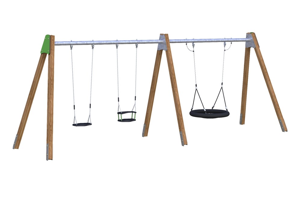 Качели на цепочках "Комби" КАЧ-1.18 Качели на цепочках "Комби" КАЧ-1.18