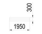Лавка для отдыха W-04-009