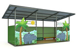 Теневой навес (18м2) на болтовом соед. "Океан" ТН-3х6