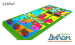 3D проект детской площадки 1680м2