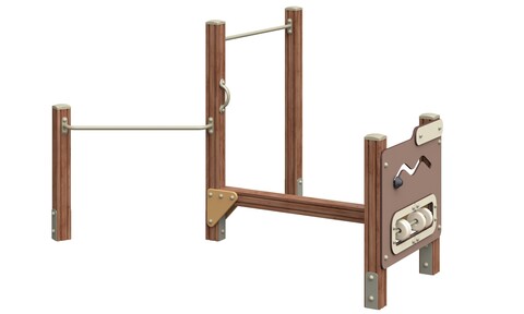 Система турников с бум-бревном. ДС СП-1.47.7