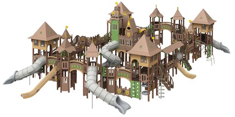 Игровой комплекс "Сказочный Город" ИКС-1.85