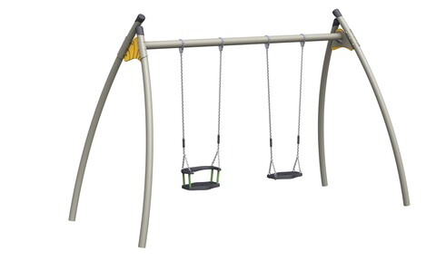 Качели на цепном подвесе двойные КАЧ-1.13